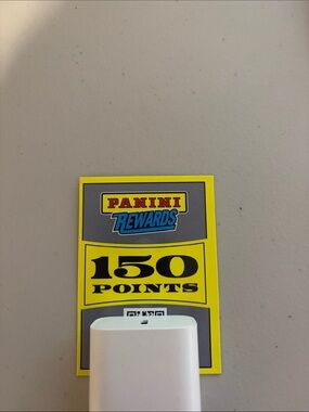 Panini Yellow 150 Points Promotional Card with Blue Logo